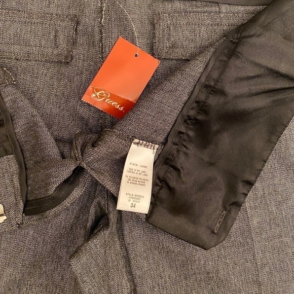 NWT GUESS Y2K Women’s Pants, Sparkle Threading Throughtout, Size 34 - Picture 4 of 4